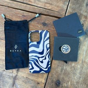 Burga iPhone 14 Pro Max case and ring holder NIB